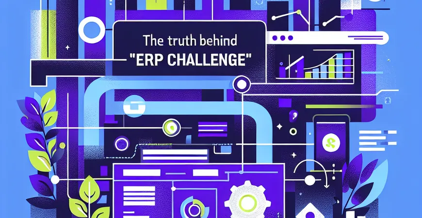 “上 ERP 找死” 背后的真相：企业忽视的关键细节